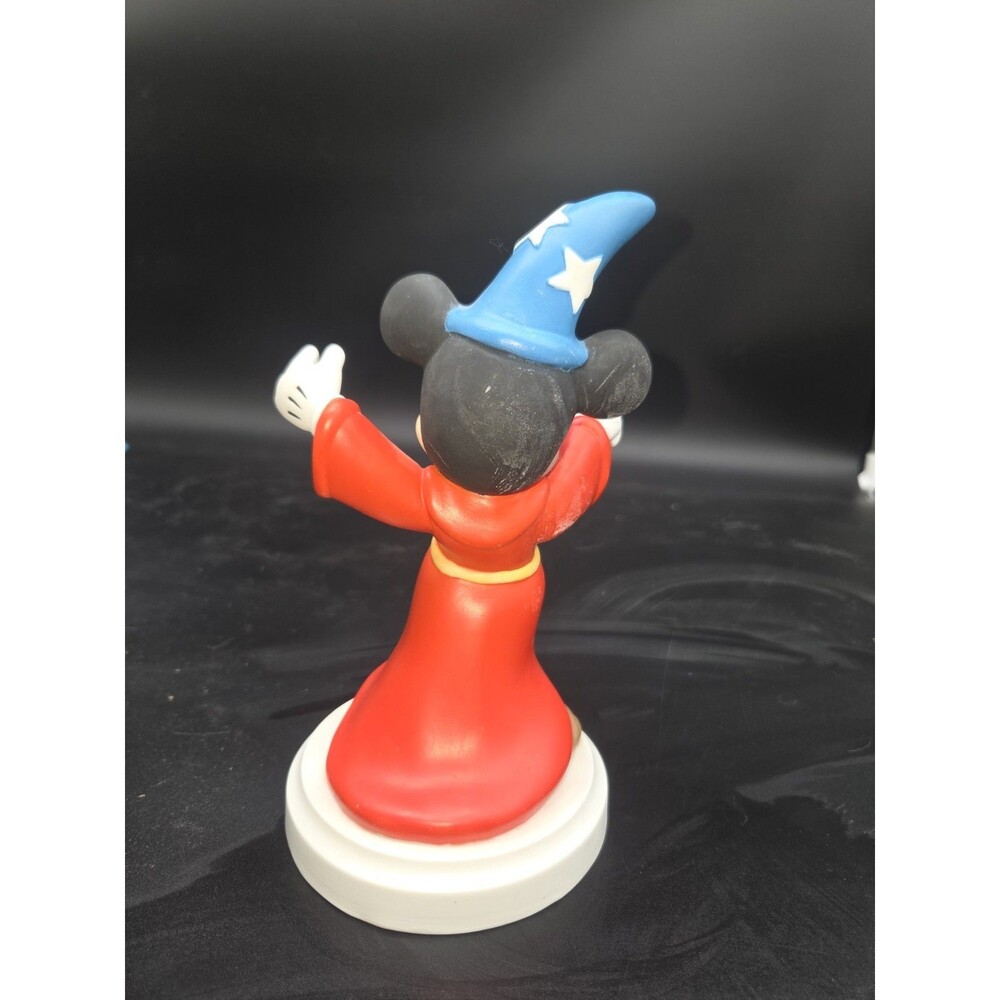 Vintage DISNEY Porcelain Mickey Mouse FANTASIA WIZARD 8" Figurine - Picture 7 of 14